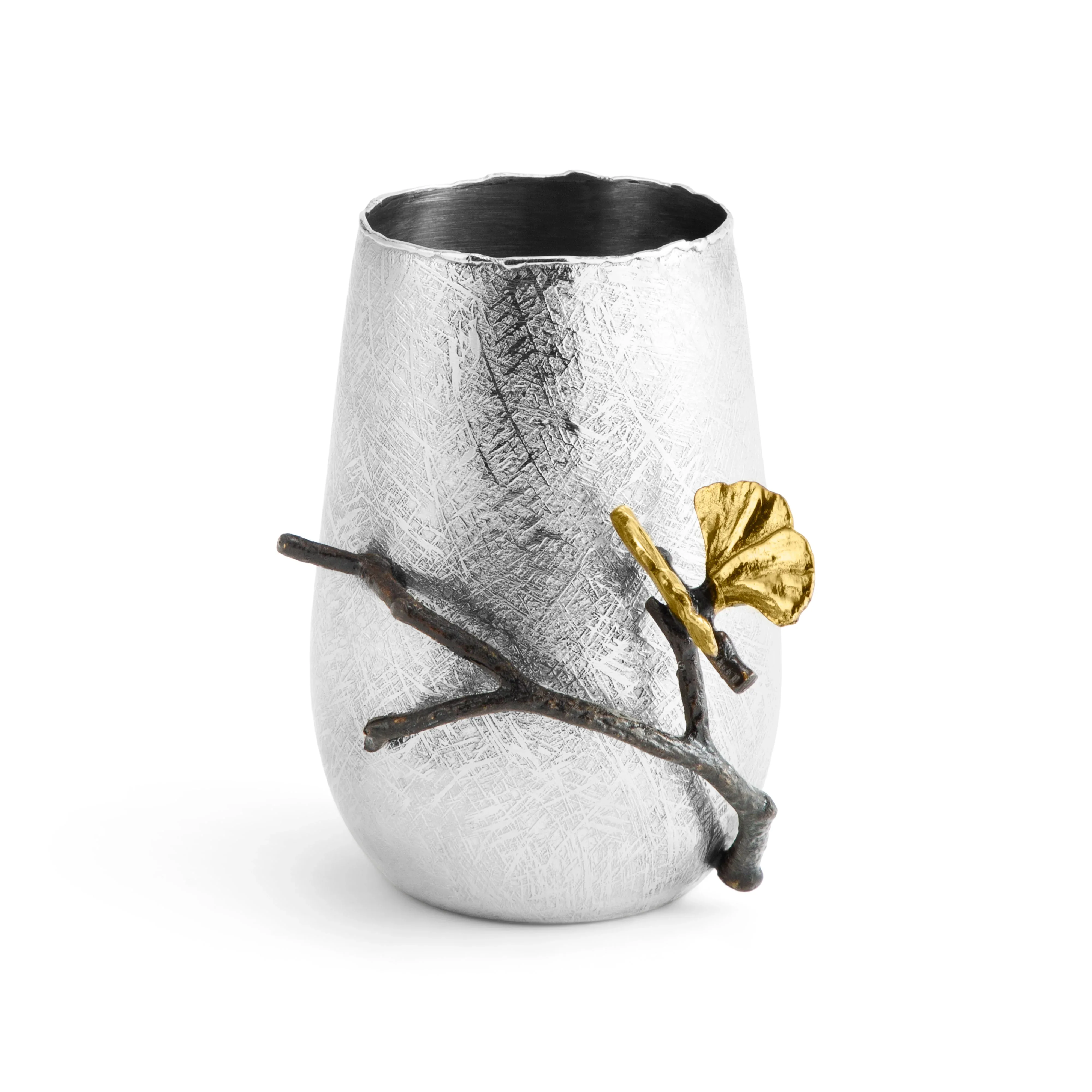 Butterfly Ginkgo Bath Collection Toothbrush Holder - Stainless Steel